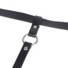 Subblime - Harnais De Jambe Chaîne Cuir Noir Taille Unique